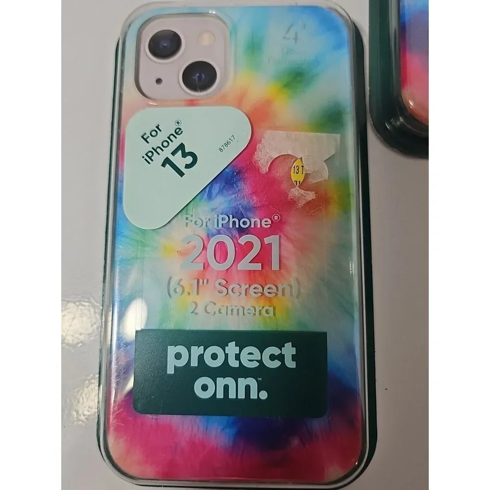 onn. iPhone 13 Phone Case Durable Gel Cellphone Protector 2021 6.1